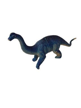 Vintage Brachiosaurus Dinosaur Figure 1999 Blue Plastic Toy